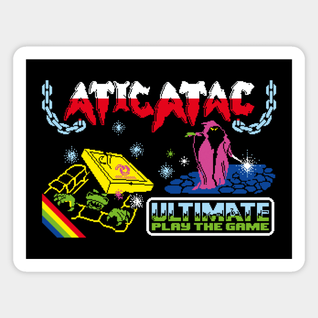 ZX Spectrum – Atic Atac Magnet by GraphicGibbon